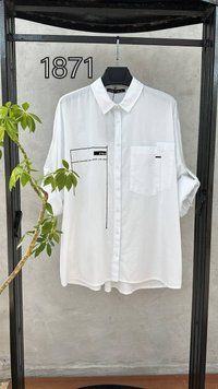 Зручна жіноча сорочка з оригінальними кишенями S-L VN 1871 фото