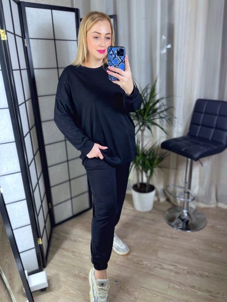 Зручний костюм з рубчику з джемпера та штанів 50-56 (в кольорах) MC 5070 фото