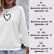 Теплый флисовый свитшот с сердцем на груди M-XXL (в расцветках) CH 1033 фото 6