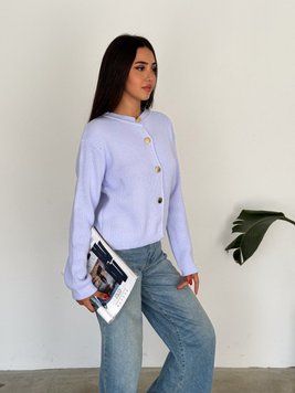 Однотонна базова кофта на ґудзиках 42-46 (в кольорах) VN 91921 фото