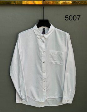 Однотонна класична сорочка на акуратних ґудзиках S-L (в кольорах) VN 5007 фото