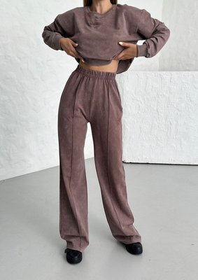 Стильний костюм "варьонка" з джемперу та штанів S-L (в кольорах) LS 2835 фото