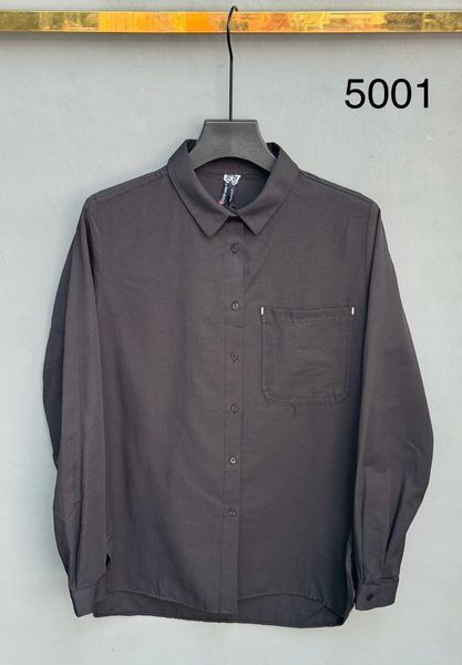 Базова класична сорочка на ґудзиках S-L (в кольорах) VN 5001 фото