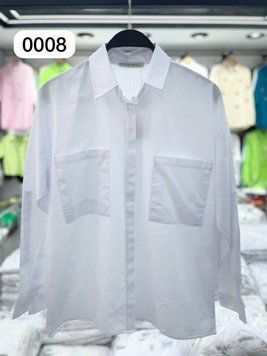 Зручна сорочка на ґудзиках та з кишенями S-L VN 0008 фото
