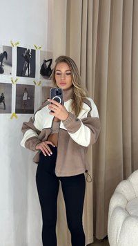 Комбінована тепла кофта-бомбер на блискавці 42-48 (в кольорах) MC 2394 фото