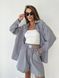 Модный костюм свободного кроя из рубашки и шорт 42-48 (в расцветках) BB 390 фото 20