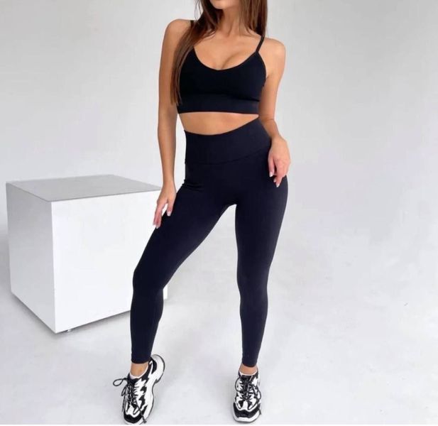 Лосини в рубчик з ефектом push-up (S-L) MC 2100 фото