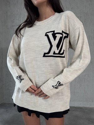 Комфортний жіночий светр з модним принтом 42-46 (в кольорах) VN 91303 фото