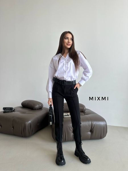 Классический деловой костюм из рубашки и брюк 42-50 MX 9778 фото