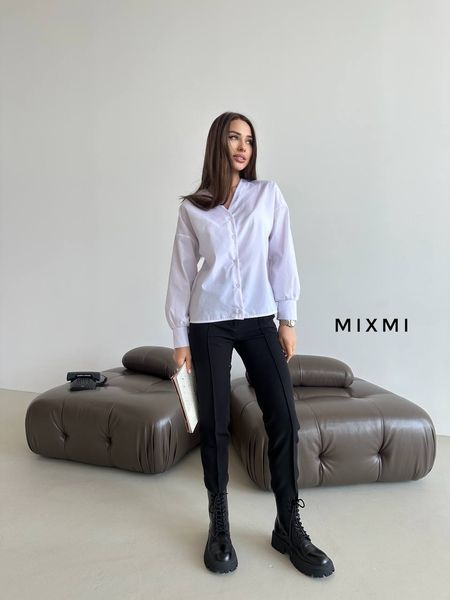 Классический деловой костюм из рубашки и брюк 42-50 MX 9778 фото