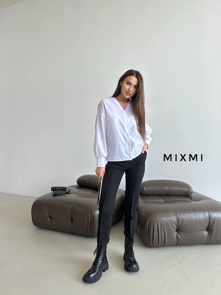 Классический деловой костюм из рубашки и брюк 42-50 MX 9778 фото