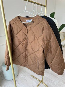 Стильная однотонная куртка на демисезон M-XL (в расцветках) RO 596 фото