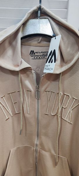 Спортивний жіночий костюм з написами "Нью Йорк" M-XL (в кольорах) ER LS M021 фото