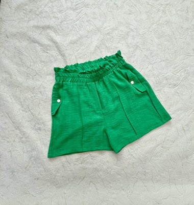 Модные женские шорты на лето на резинке S-L RX 12312 фото