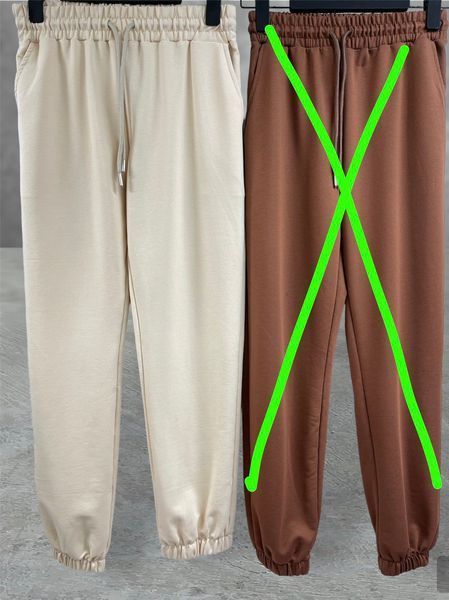 Однотонные женские спортивные брюки на резинке S-L (в расцветках) PM 4595 фото