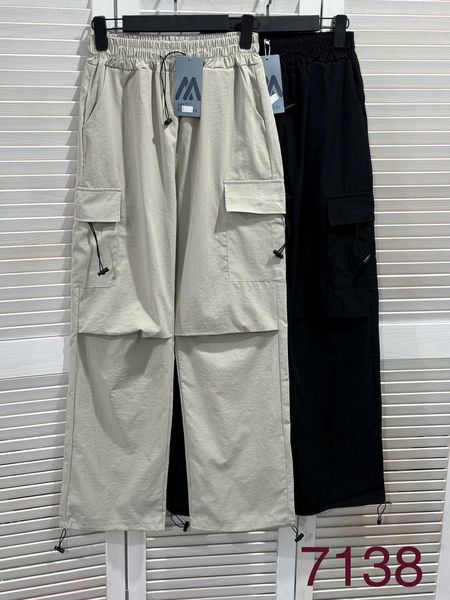 Стильные штаны карго из тонкой плащевки S-L (в расцветках) ER 7138 фото