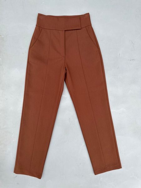 Однотонные женские брюки в классическом стиле XS-L (в расцветках) VN 91259 фото