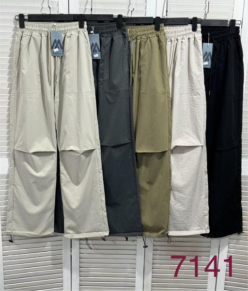 Модные женские штаны карго из тонкой плащевки S-L (в расцветках) ER 7141 фото