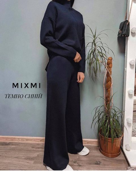 Теплый ангоровый костюм из свитера и брюк 42-50 (в расцветках) MX 6077 фото