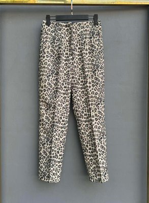 Стильні прямі штани з леопардовим принтом S-XL VN 91872 фото