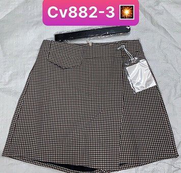 Коротка спідниця-шорти з запахом (в кольорах 42-46) G 882-3 фото