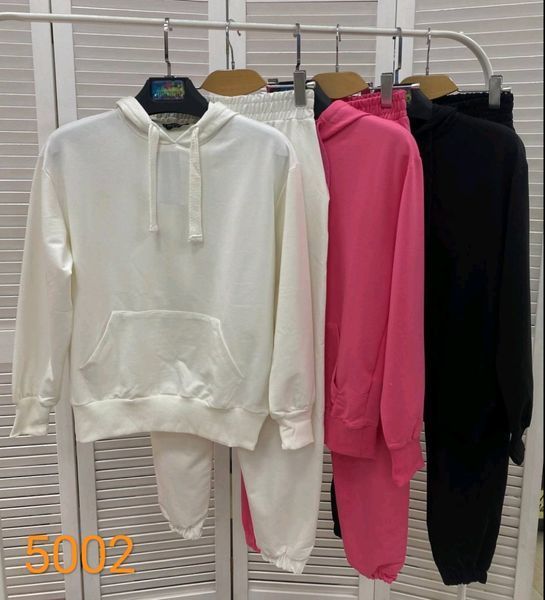 Спортивний трикотажний костюм з худі та штанів S-XL (в кольорах) ER 5002/11 фото