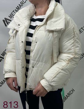 Теплая короткая куртка на молнии и кнопках M-XXL (в расцветках) ER 813 фото