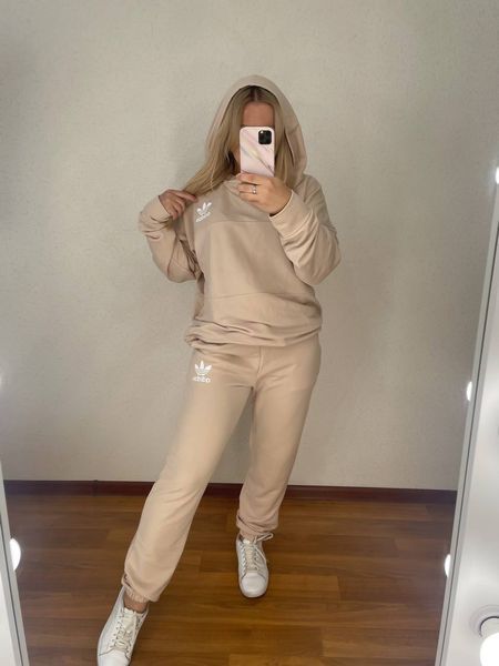Спортивный костюм из кофты свободного кроя и штанов 42-46 (в расцветках) MP 0865 фото
