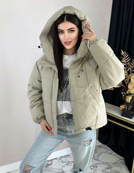 Повсякденна куртка з капюшоном та затяжками M-XXL (в кольорах) GG Dorimodes K8537 фото