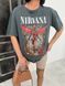 Чорна футболка Nirvana з принтом &laquo;In Utero&raquo; S M L ZV 08665 фото 1