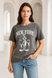 Графітова футболка Bugs Bunny &laquo;New York&raquo; washed S-XL ZV 08667 фото 1