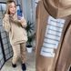 Теплый флисовый костюм из худи и брюк 42-48 (в расцветках) MC 4111 фото 16