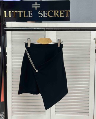 Стильная юбка-шорты с декоративной цепочкой S-L LS 1992 фото