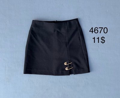 Коротка зручна спідниця-шорти з брошками XS-XL VN 4670 фото