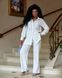 Легкий свободный женский костюм-двойка рубашка и штаны (42-48) AR 472 фото 1