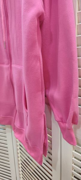Подовжена однотонна толстовка на теплому флісі S-XL (в кольорах) ER 21374 фото
