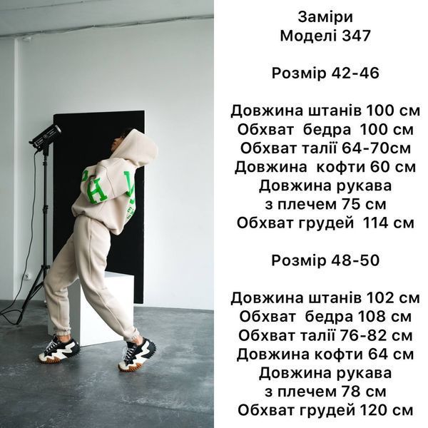 Женский спортивный костюм Chicago 42-50 (в расцветках) BB 347 фото