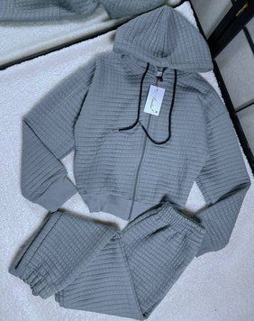 Комфортный модный костюм из толстовки и брюк 42-48 (в расцветках) MC 1557 фото